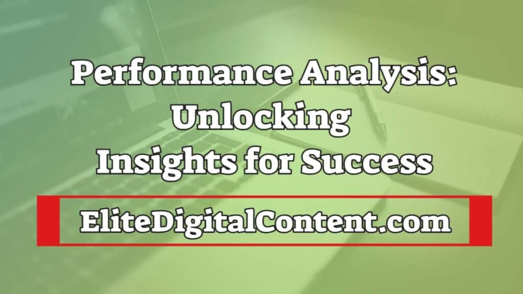 Performance Analysis