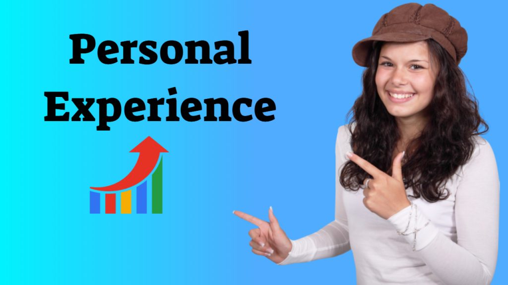 personal experience for identifying your target audience