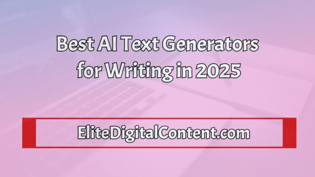 best ai text generators