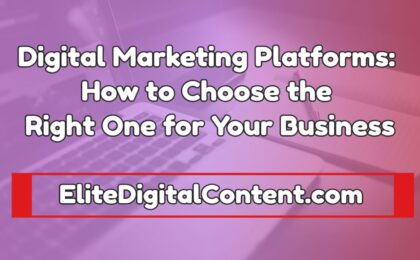 digital marketing platforms