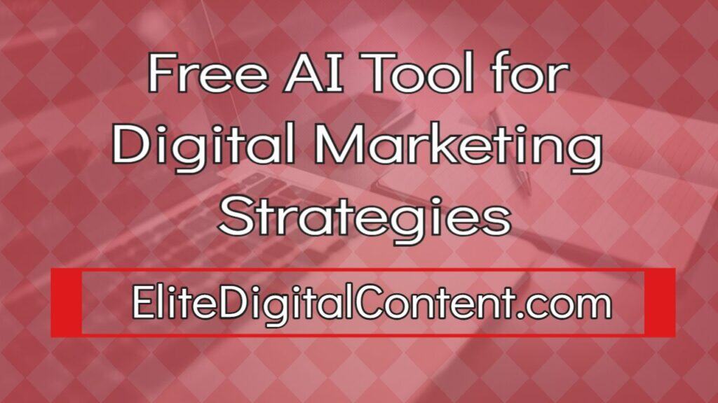 free ai tool for digital marketing