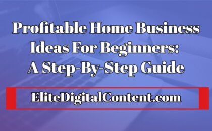 profitable home business ideas