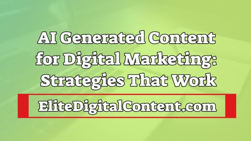 ai generated content