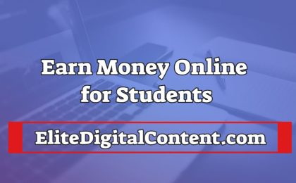 Earn Money Online For Students