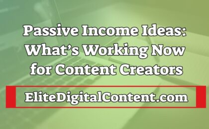 Passive Income Ideas
