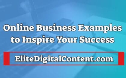 Online Business Examples