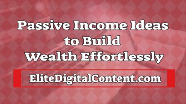 passive income ideas