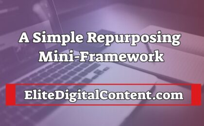 A Simple Repurposing Mini-Framework